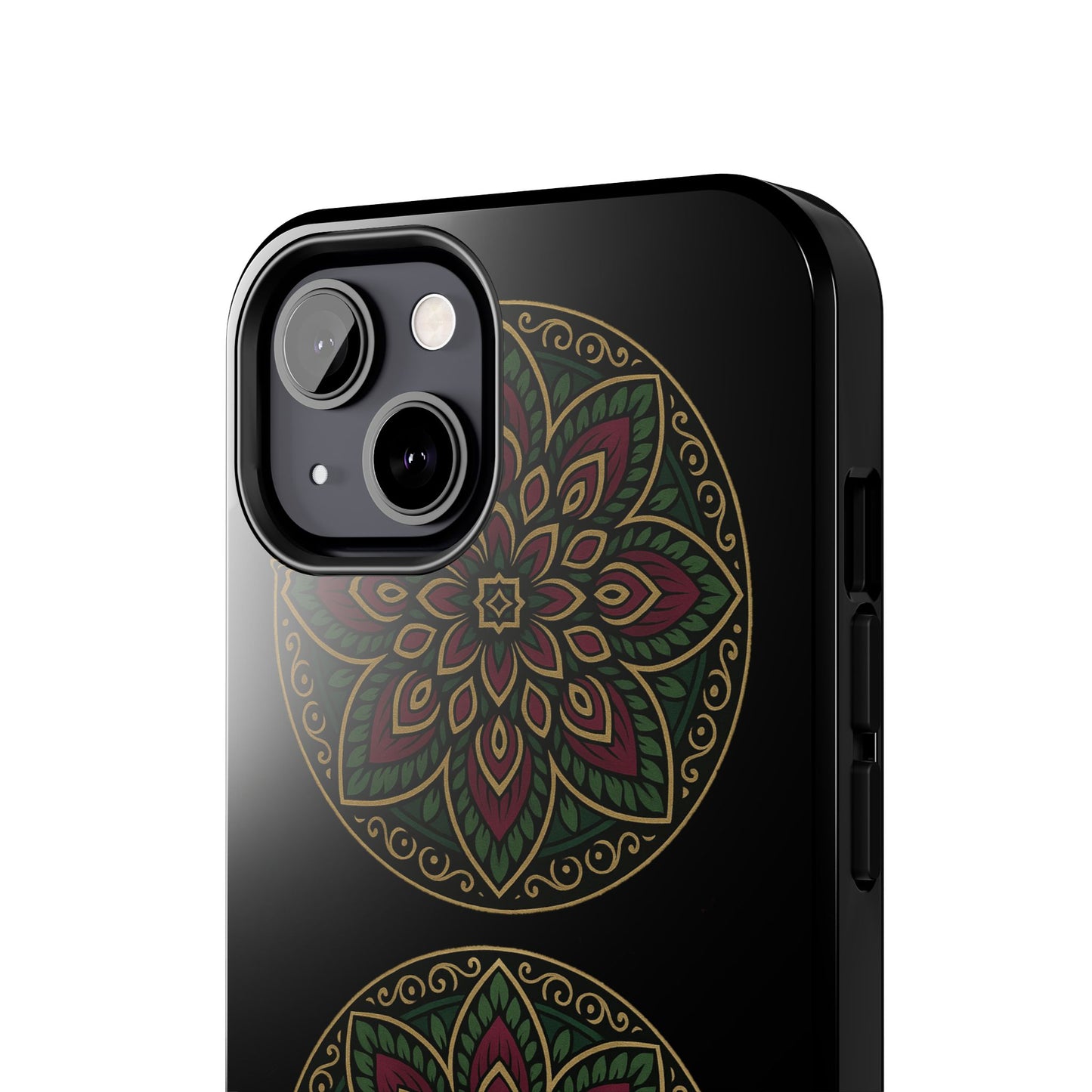 Artistic Phone Case with Mandala Design, Tough Case, Floral Phone Cover, Unique Gift for Her, Stylish Protection