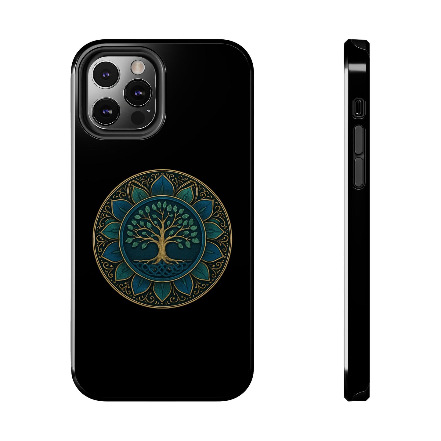 Stylish Tough Phone Cases with Tree of Life Design, Durable Phone Cover, Bohemian Gift, Eco-Friendly Accessory, Unique Case