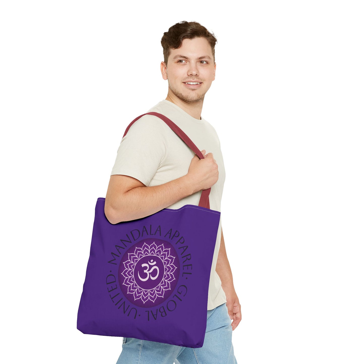 Crown Chakra Tote Bag - Spiritual Eco-Friendly Shopping Bag