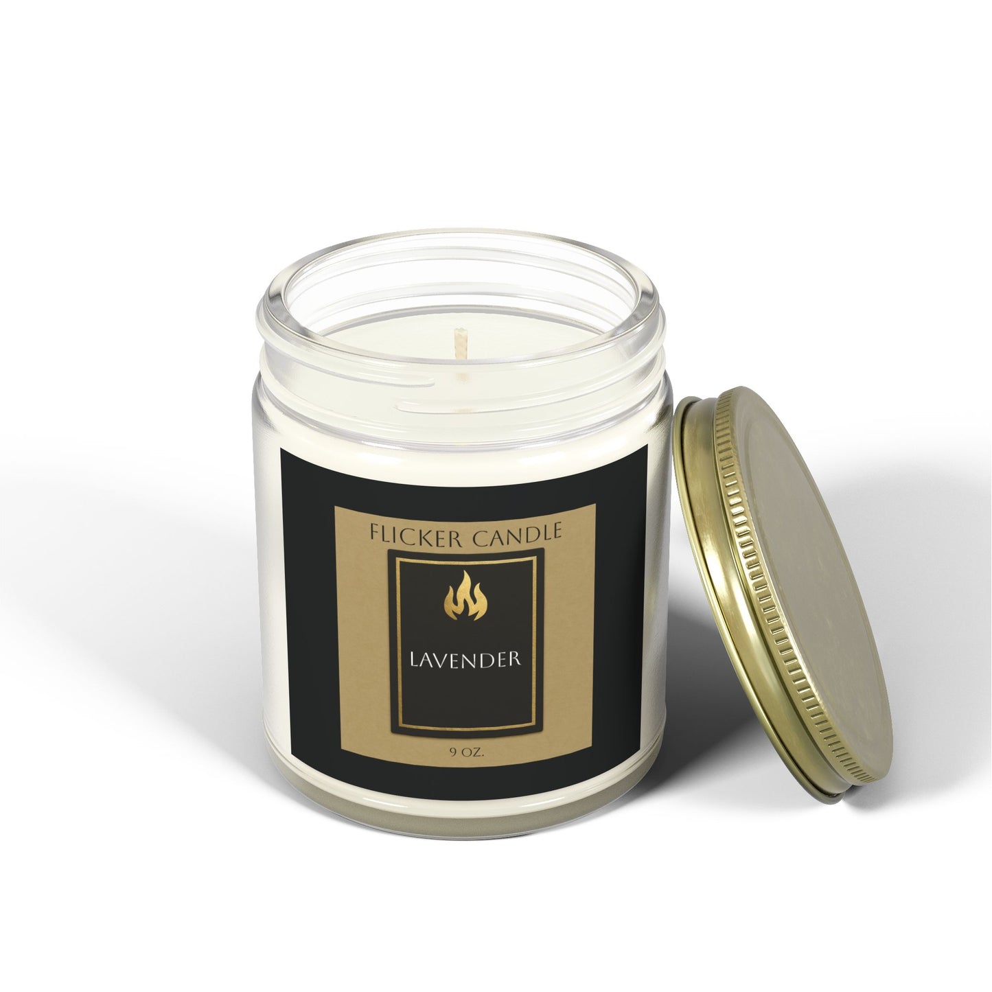 Coconut and Apricot wax Lavender Scented Candles - Relaxing Aromatherapy, Natural Home Decor, Gifts for Her, Spa Essentials