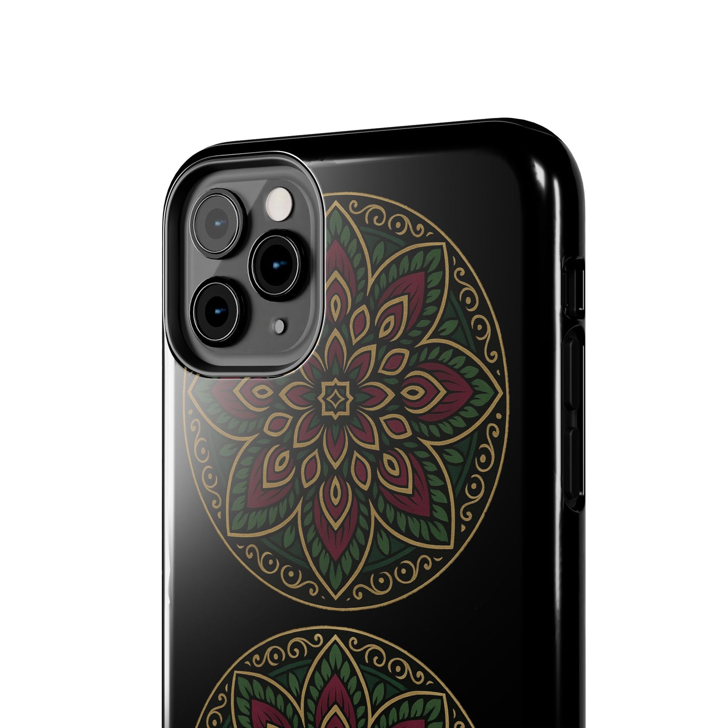 Artistic Phone Case with Mandala Design, Tough Case, Floral Phone Cover, Unique Gift for Her, Stylish Protection