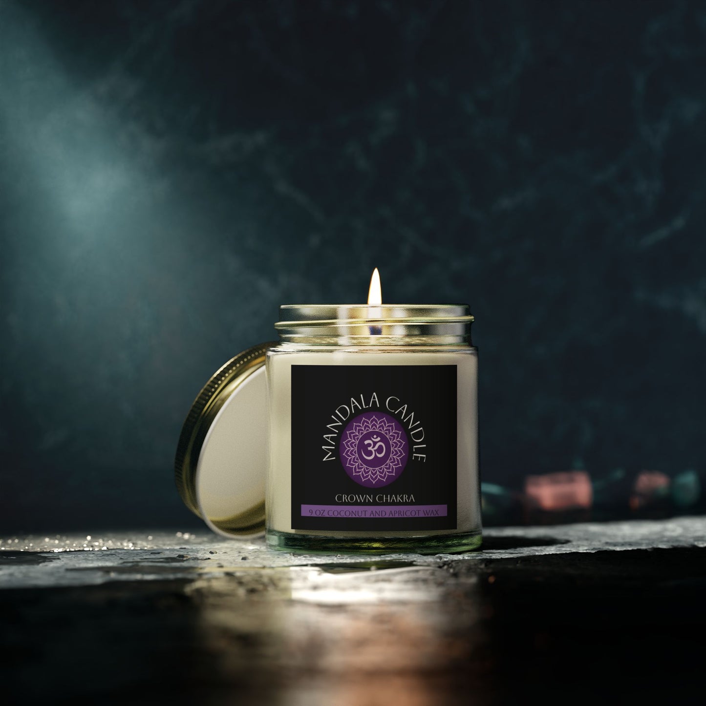 Mandala Crown Chakra Scented Candle,
