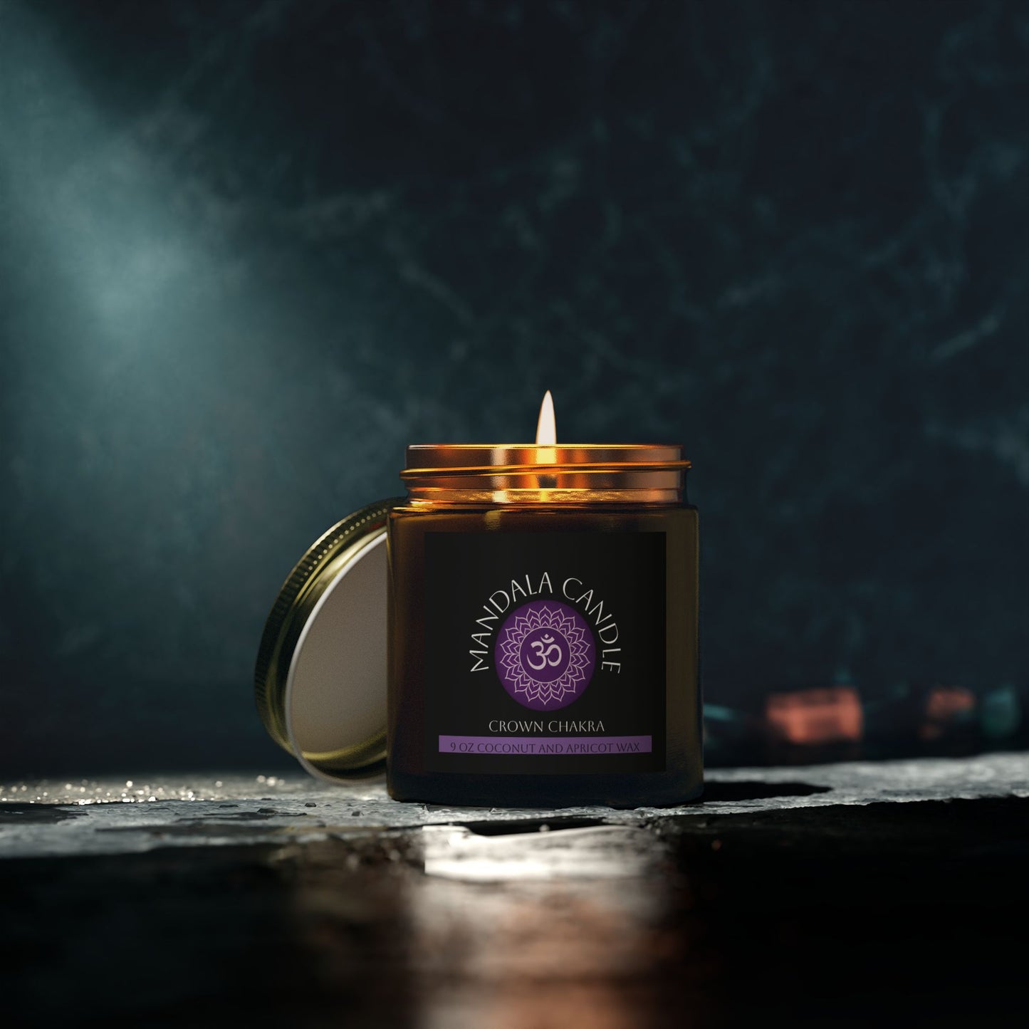 Mandala Crown Chakra Scented Candle,
