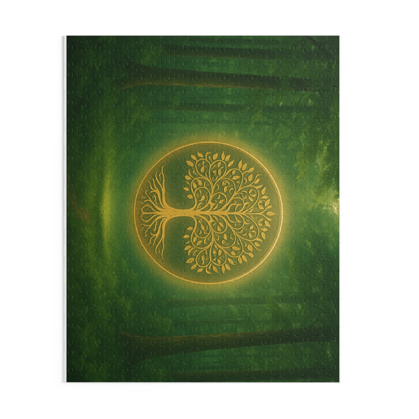 Nature-Inspired Puzzle with Tree Design - 120, 252, 500 Pieces, Mindful Activity, Eco-Friendly Gift, Family Fun, Meditation Enhancer