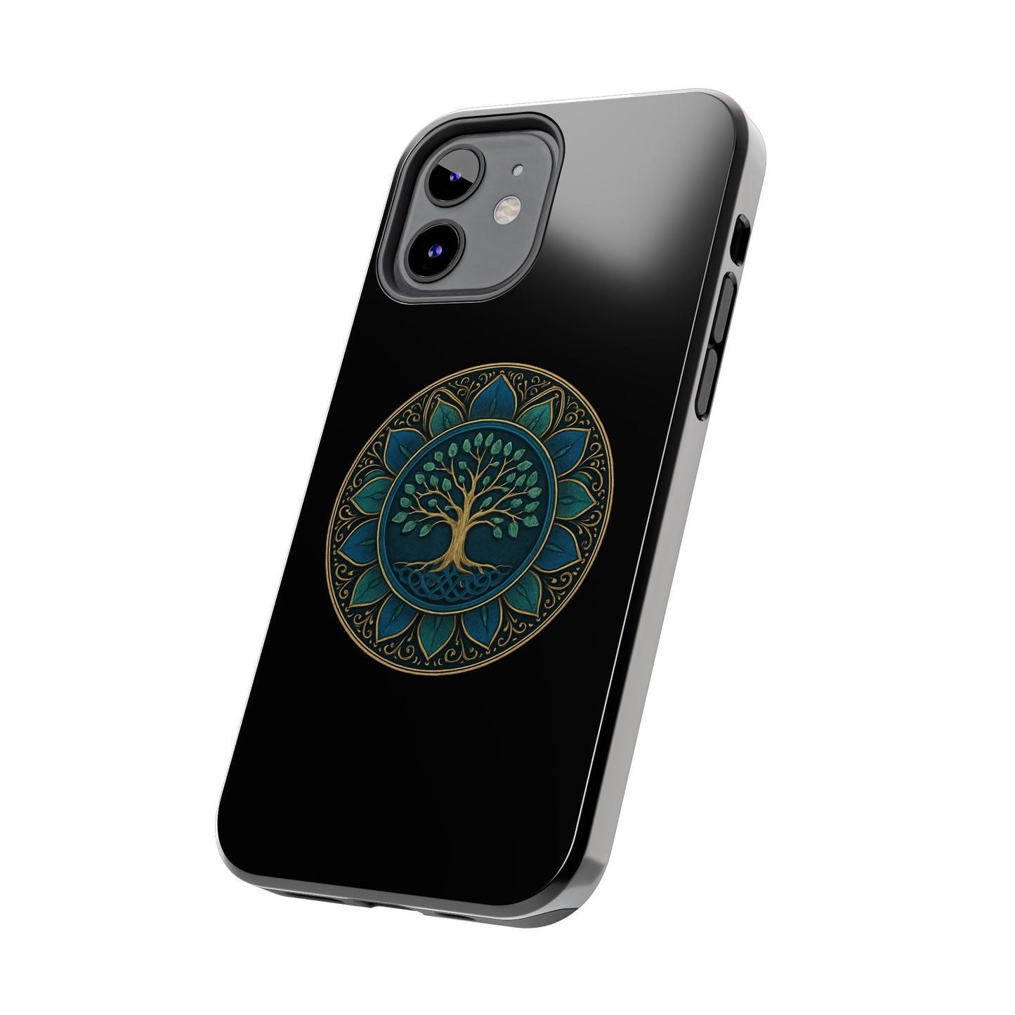 Stylish Tough Phone Cases with Tree of Life Design, Durable Phone Cover, Bohemian Gift, Eco-Friendly Accessory, Unique Case