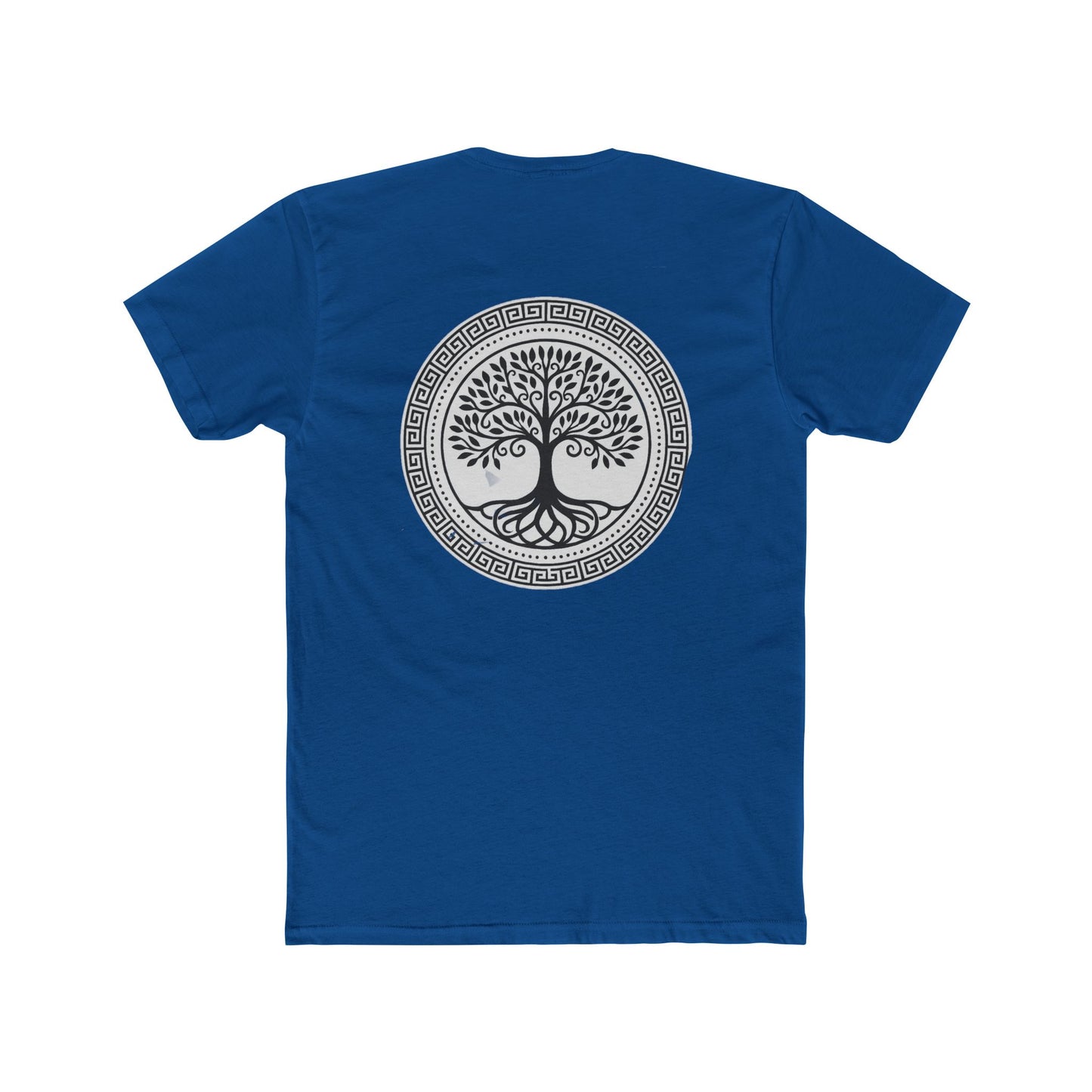 Mandala Tree Unisex Cotton Crew Tee, Spiritual Shirt, Nature Tee, Gift for Yoga Lovers, Boho Apparel, Eco-Friendly Clothing