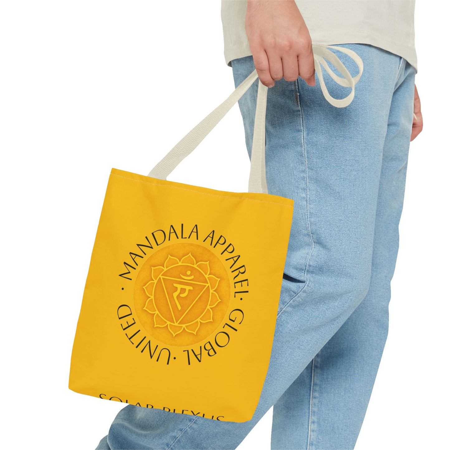 Solar Plexus Tote Bag | Eco-Friendly Carryall & Yoga Accessory