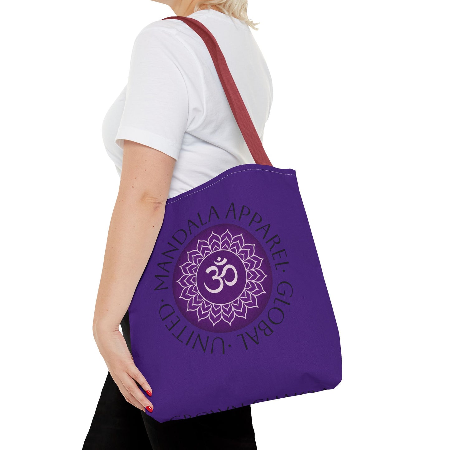 Crown Chakra Tote Bag - Spiritual Eco-Friendly Shopping Bag