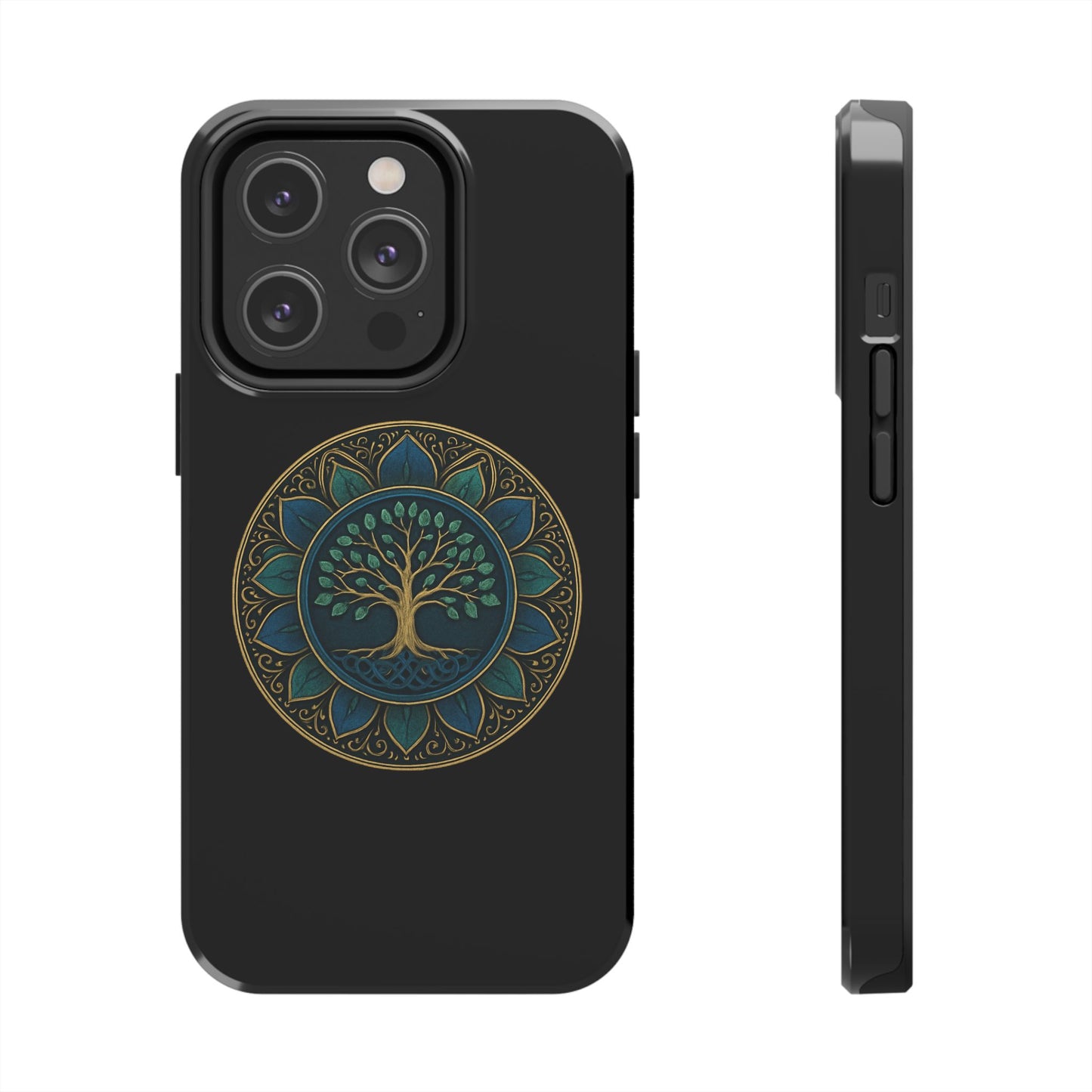 Stylish Tough Phone Cases with Tree of Life Design, Durable Phone Cover, Bohemian Gift, Eco-Friendly Accessory, Unique Case