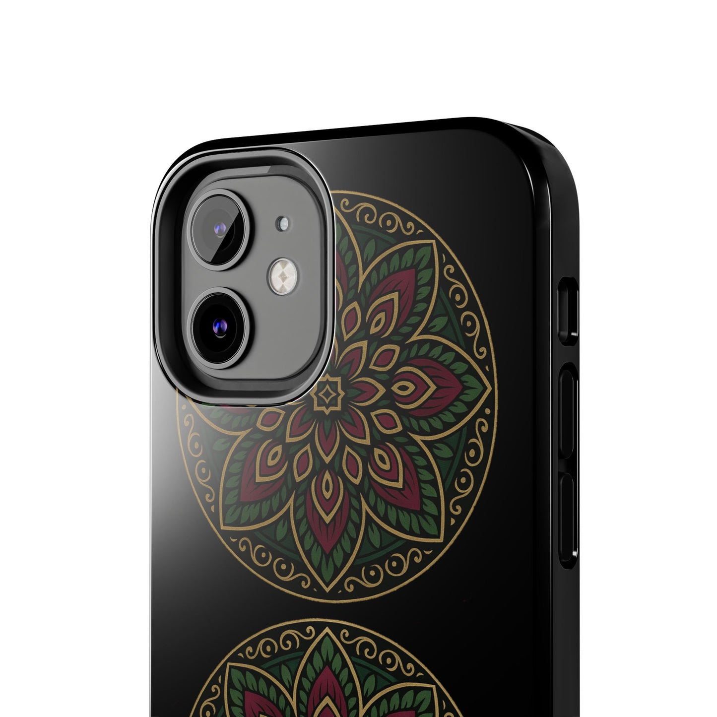 Artistic Phone Case with Mandala Design, Tough Case, Floral Phone Cover, Unique Gift for Her, Stylish Protection