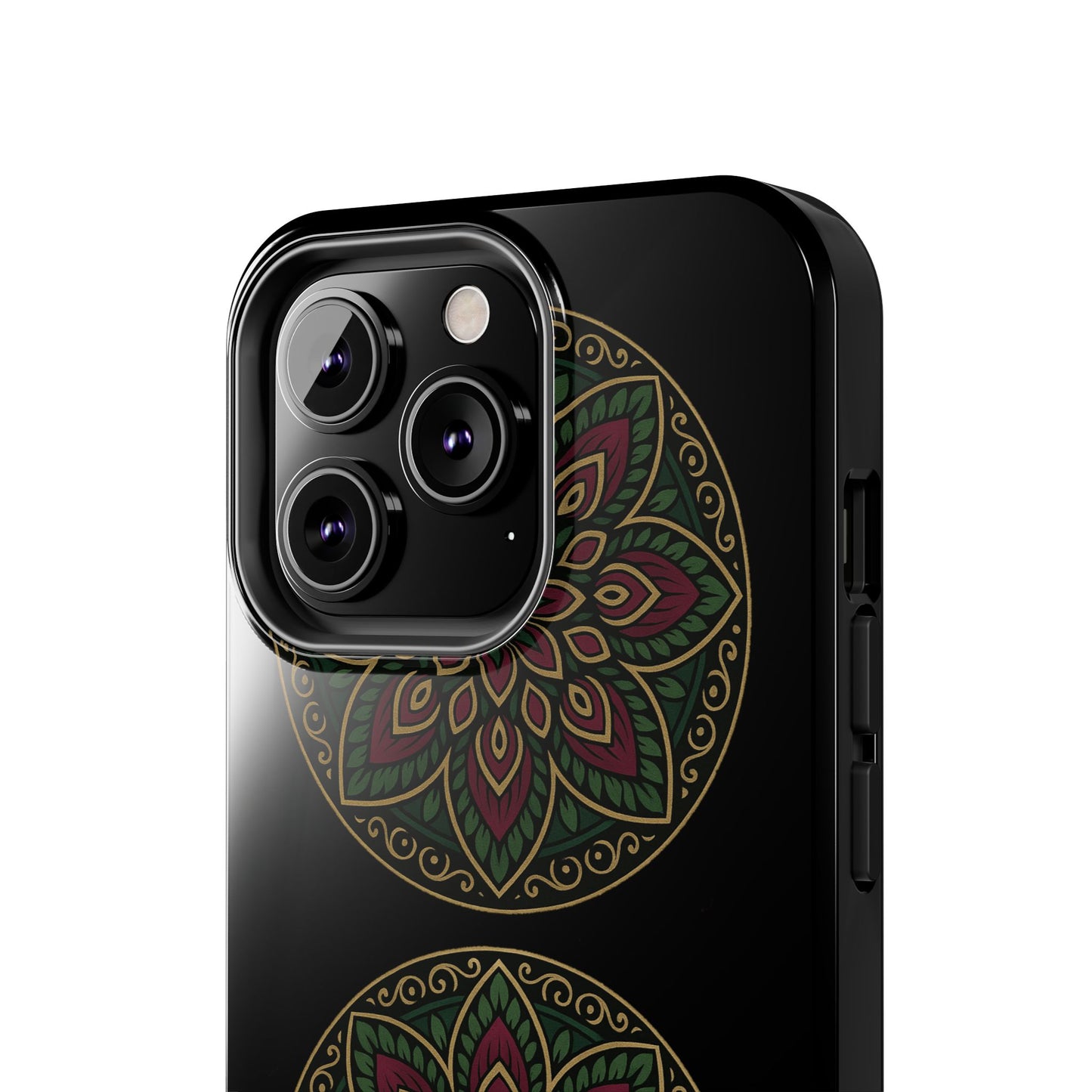 Artistic Phone Case with Mandala Design, Tough Case, Floral Phone Cover, Unique Gift for Her, Stylish Protection
