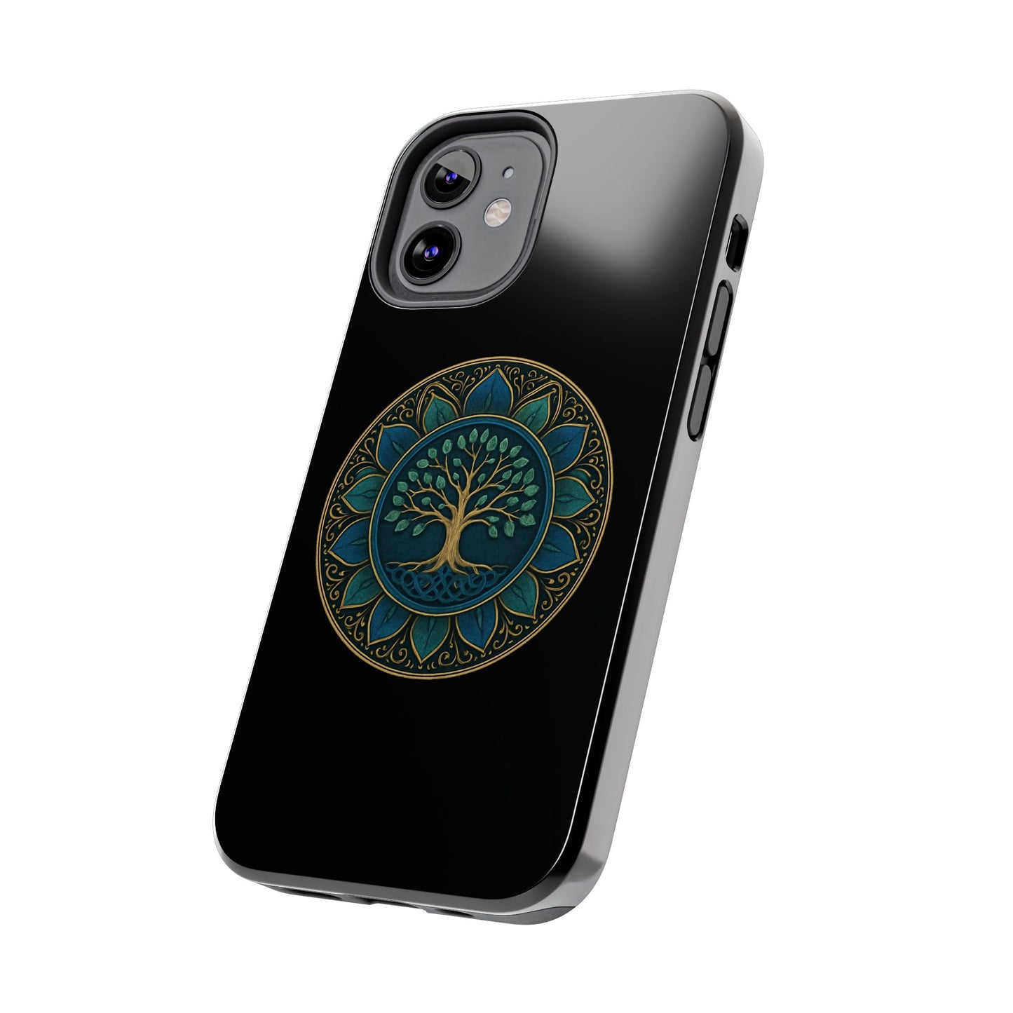 Stylish Tough Phone Cases with Tree of Life Design, Durable Phone Cover, Bohemian Gift, Eco-Friendly Accessory, Unique Case
