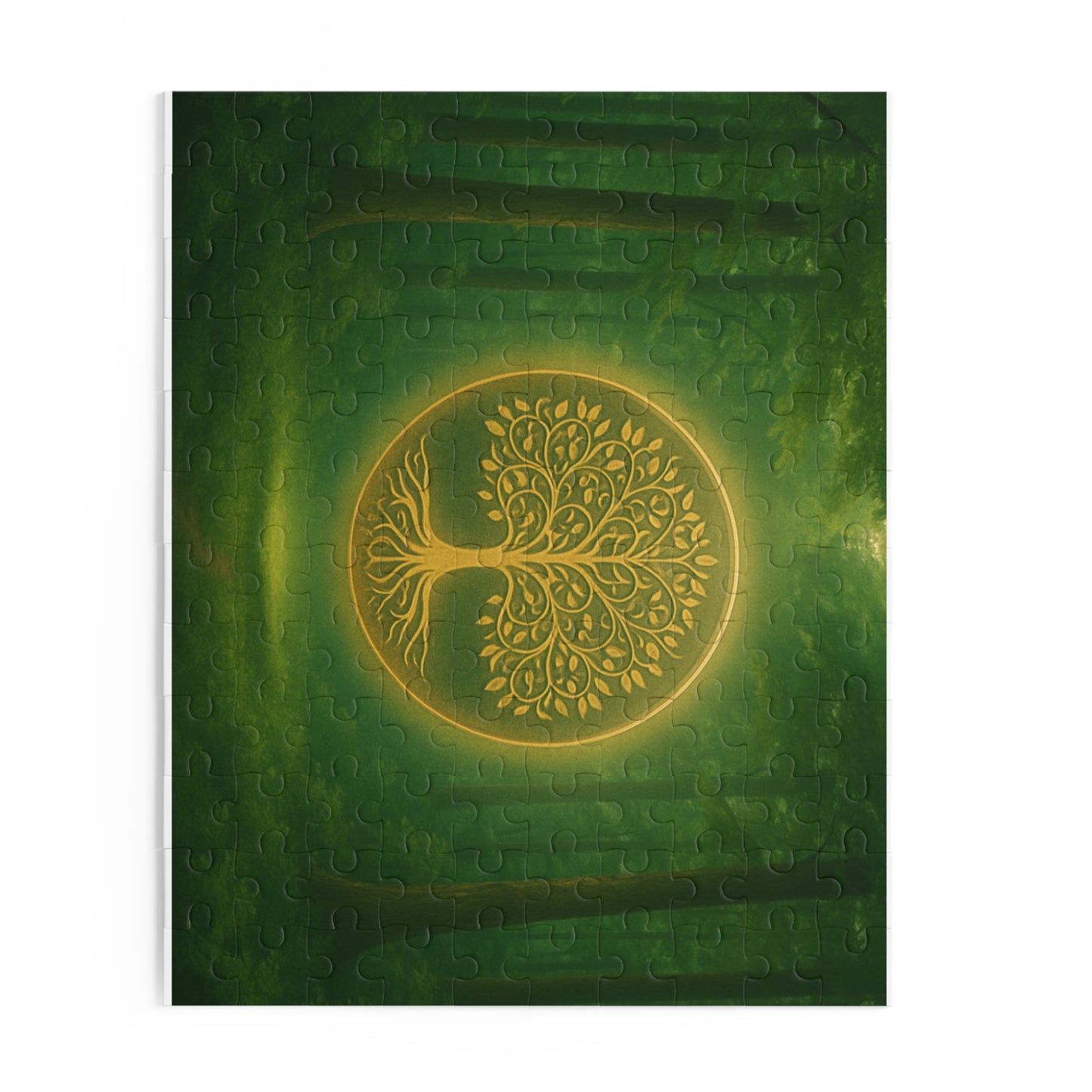 Nature-Inspired Puzzle with Tree Design - 120, 252, 500 Pieces, Mindful Activity, Eco-Friendly Gift, Family Fun, Meditation Enhancer