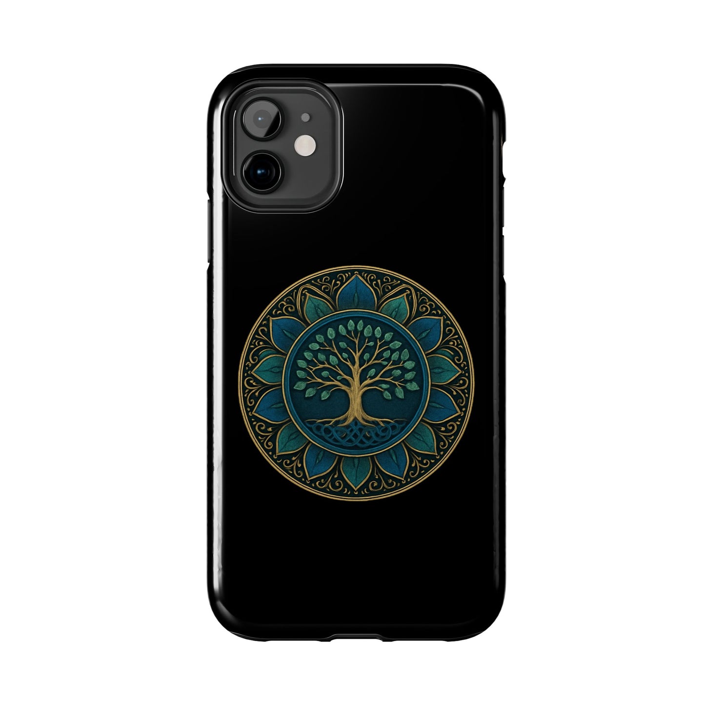 Stylish Tough Phone Cases with Tree of Life Design, Durable Phone Cover, Bohemian Gift, Eco-Friendly Accessory, Unique Case