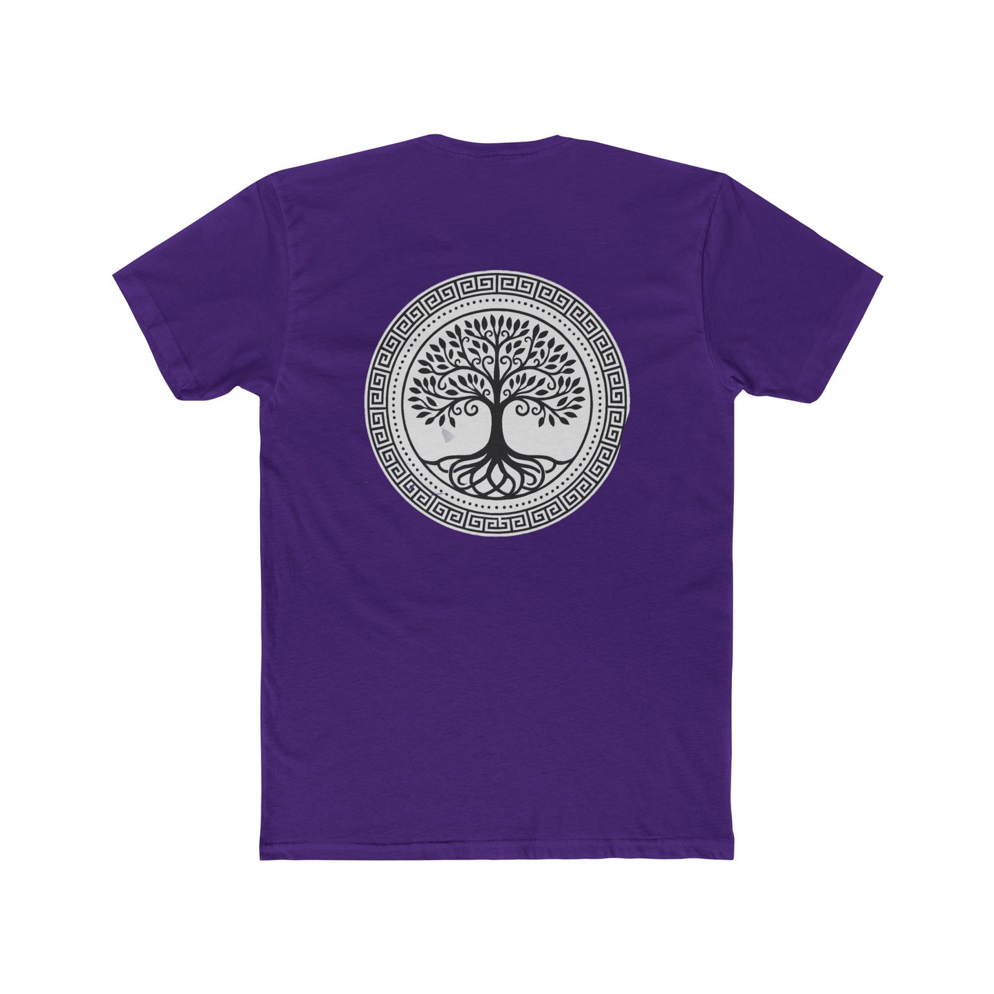 Mandala Tree Unisex Cotton Crew Tee, Spiritual Shirt, Nature Tee, Gift for Yoga Lovers, Boho Apparel, Eco-Friendly Clothing