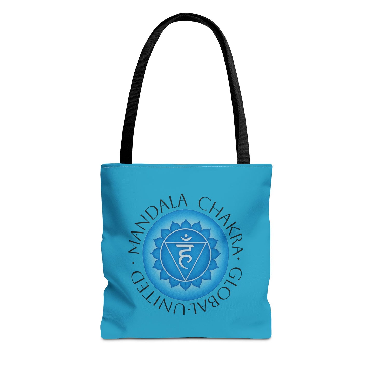 Spiritual Tote Bag - Throat Chakra Yoga Tote, Eco-Friendly Carryall