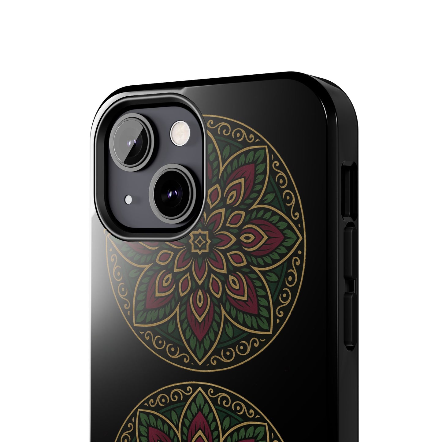 Artistic Phone Case with Mandala Design, Tough Case, Floral Phone Cover, Unique Gift for Her, Stylish Protection