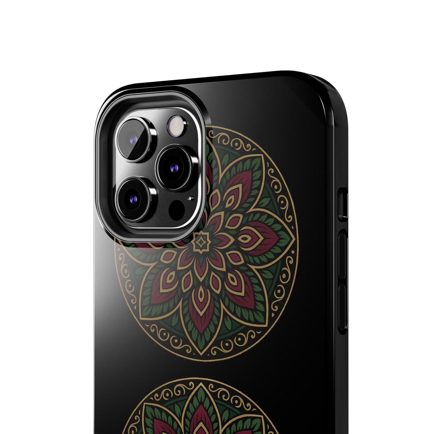 Artistic Phone Case with Mandala Design, Tough Case, Floral Phone Cover, Unique Gift for Her, Stylish Protection