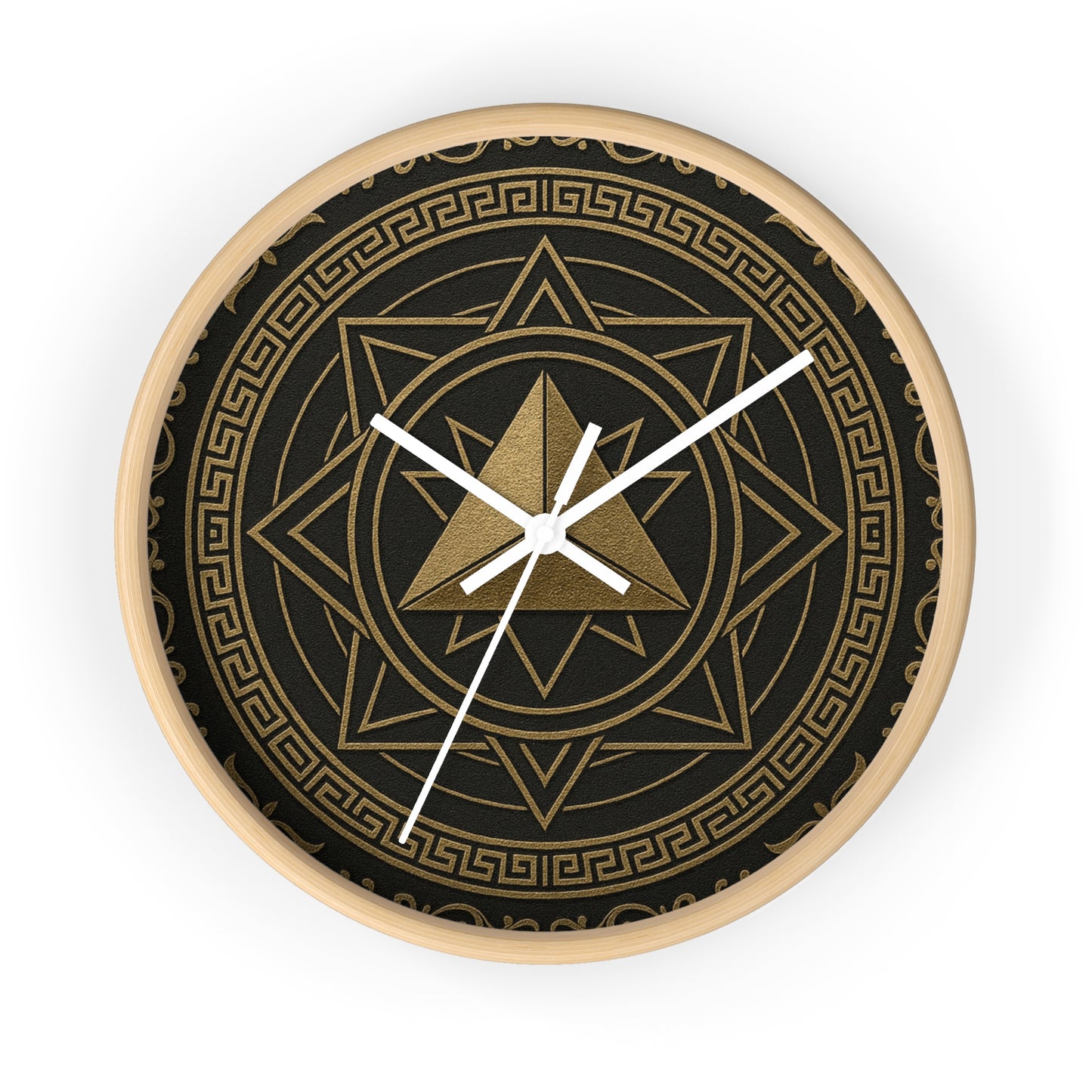 Elegant Geometric Wall Clock - Modern Home Decor, Minimalist Clock, Unique Gift for Housewarming, Office Decor, Stylish Timepiece