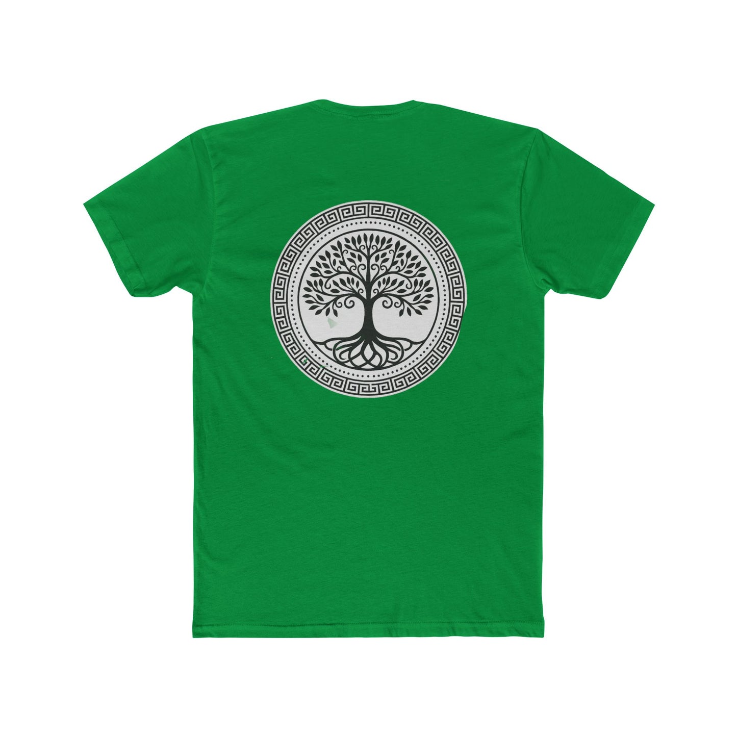 Mandala Tree Unisex Cotton Crew Tee, Spiritual Shirt, Nature Tee, Gift for Yoga Lovers, Boho Apparel, Eco-Friendly Clothing