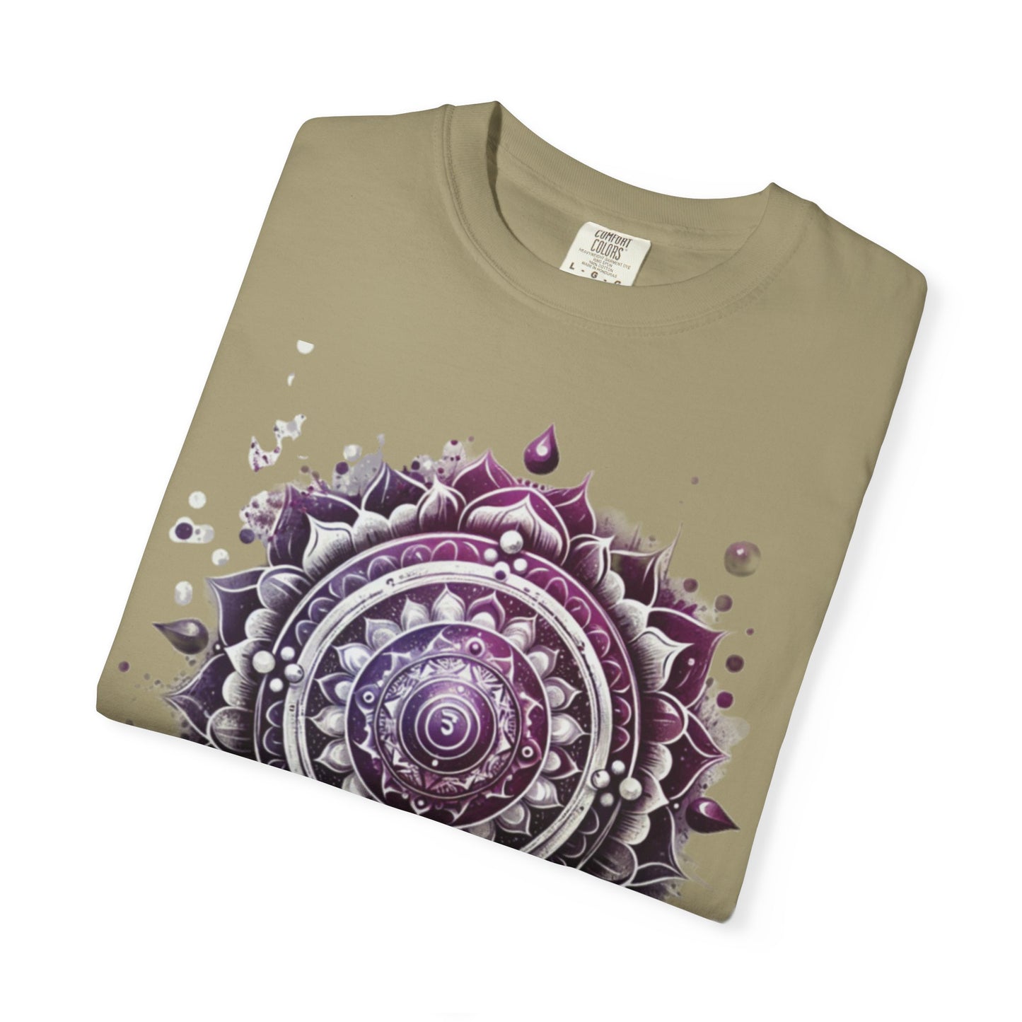 Connection Mandala Unisex Tee, Crown Chakra Spiritual T-Shirt, Mindfulness Apparel, Yoga Clothing, Gift for Her, Meditation Top