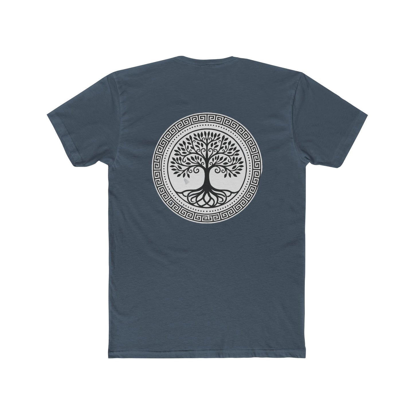 Mandala Tree Unisex Cotton Crew Tee, Spiritual Shirt, Nature Tee, Gift for Yoga Lovers, Boho Apparel, Eco-Friendly Clothing