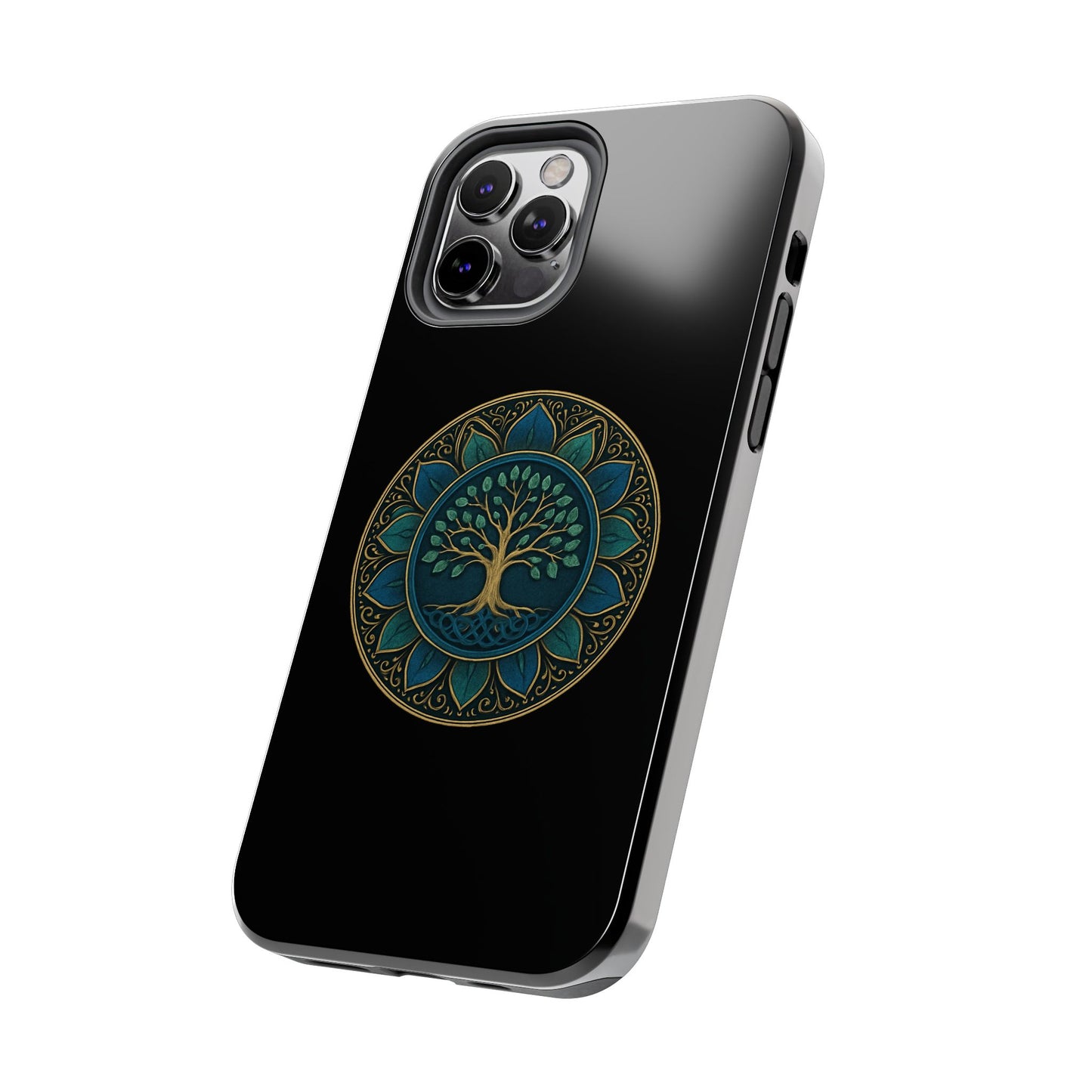 Stylish Tough Phone Cases with Tree of Life Design, Durable Phone Cover, Bohemian Gift, Eco-Friendly Accessory, Unique Case