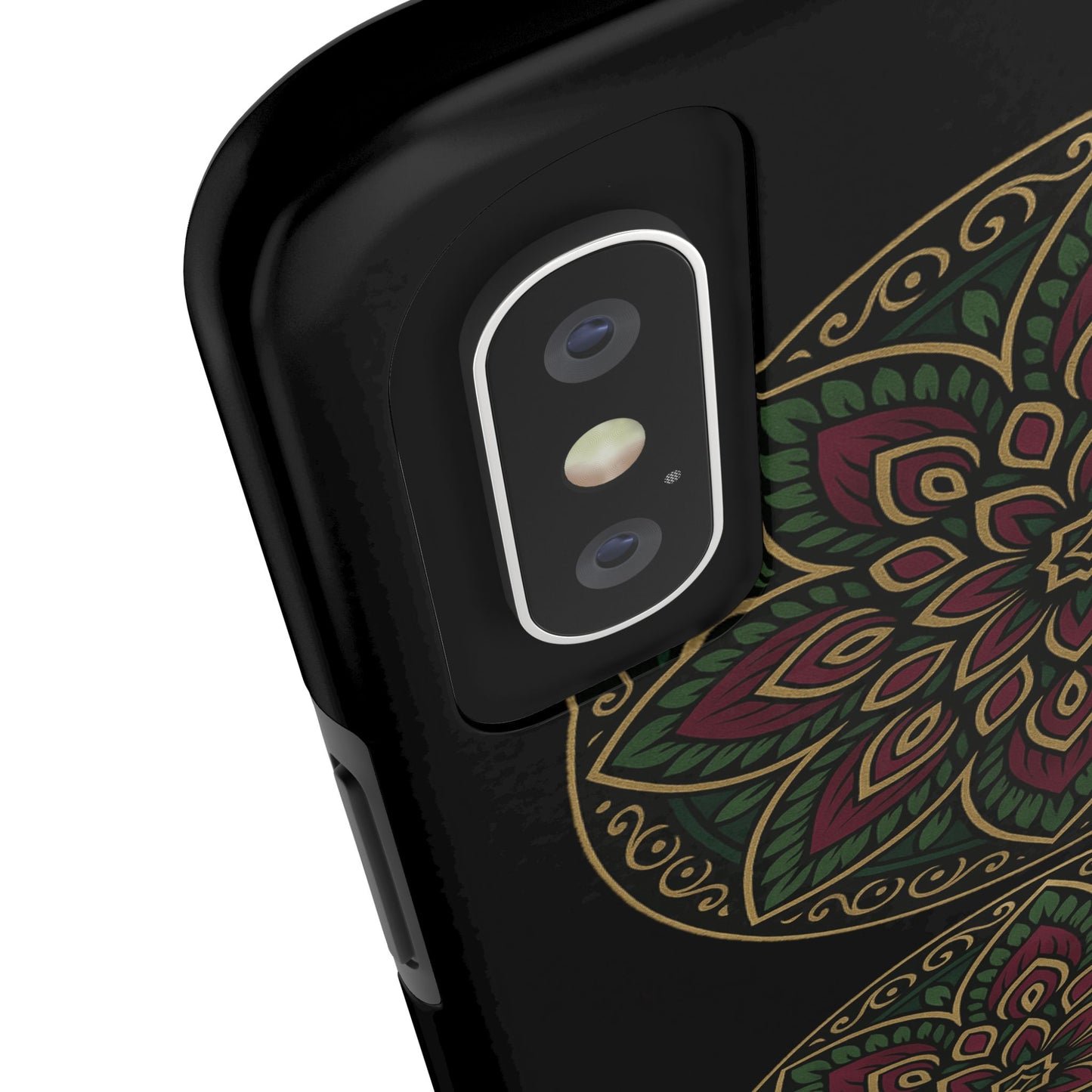 Artistic Phone Case with Mandala Design, Tough Case, Floral Phone Cover, Unique Gift for Her, Stylish Protection
