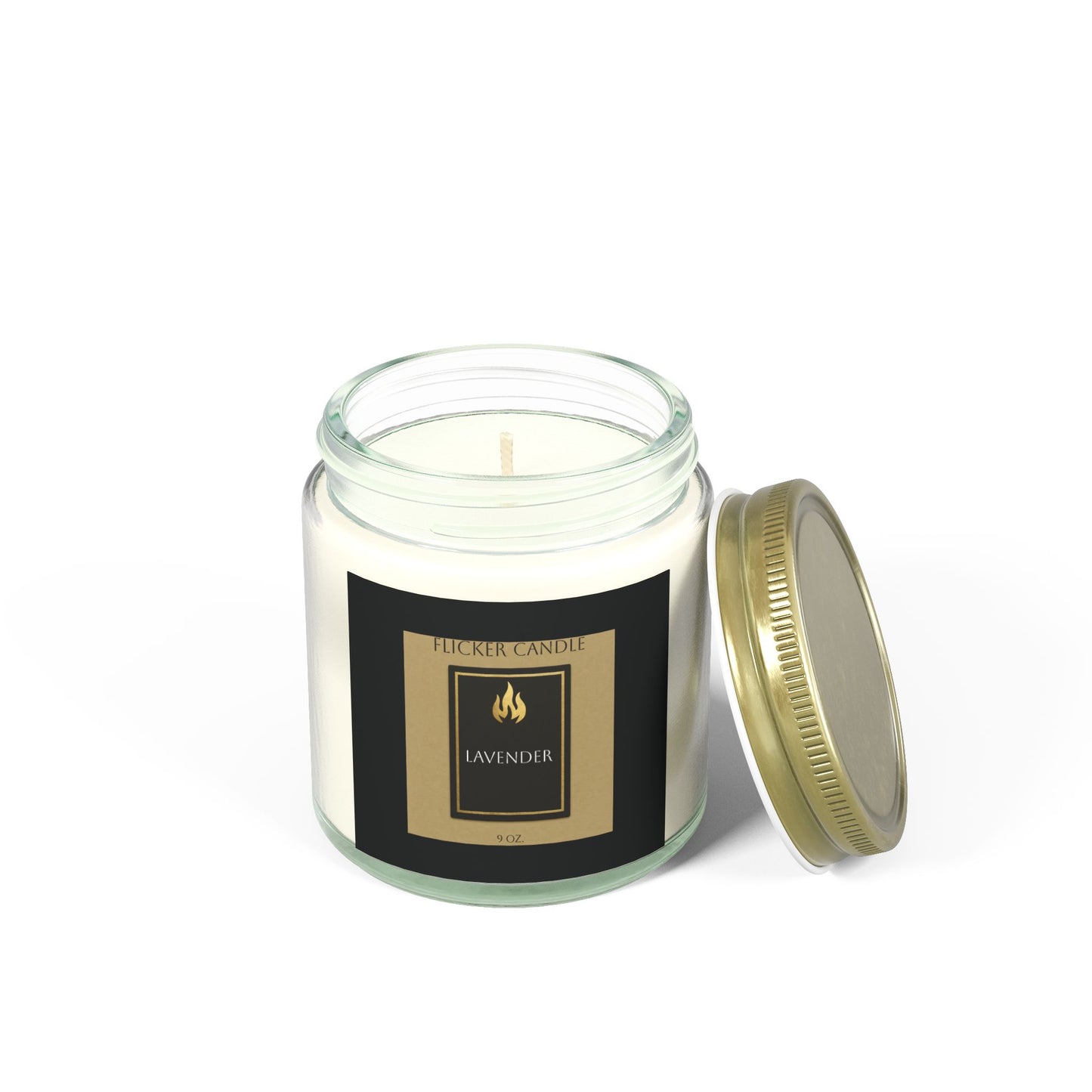 Coconut and Apricot wax Lavender Scented Candles - Relaxing Aromatherapy, Natural Home Decor, Gifts for Her, Spa Essentials