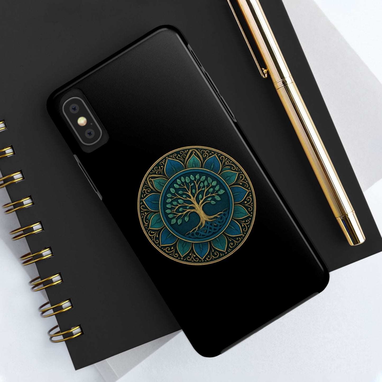 Stylish Tough Phone Cases with Tree of Life Design, Durable Phone Cover, Bohemian Gift, Eco-Friendly Accessory, Unique Case