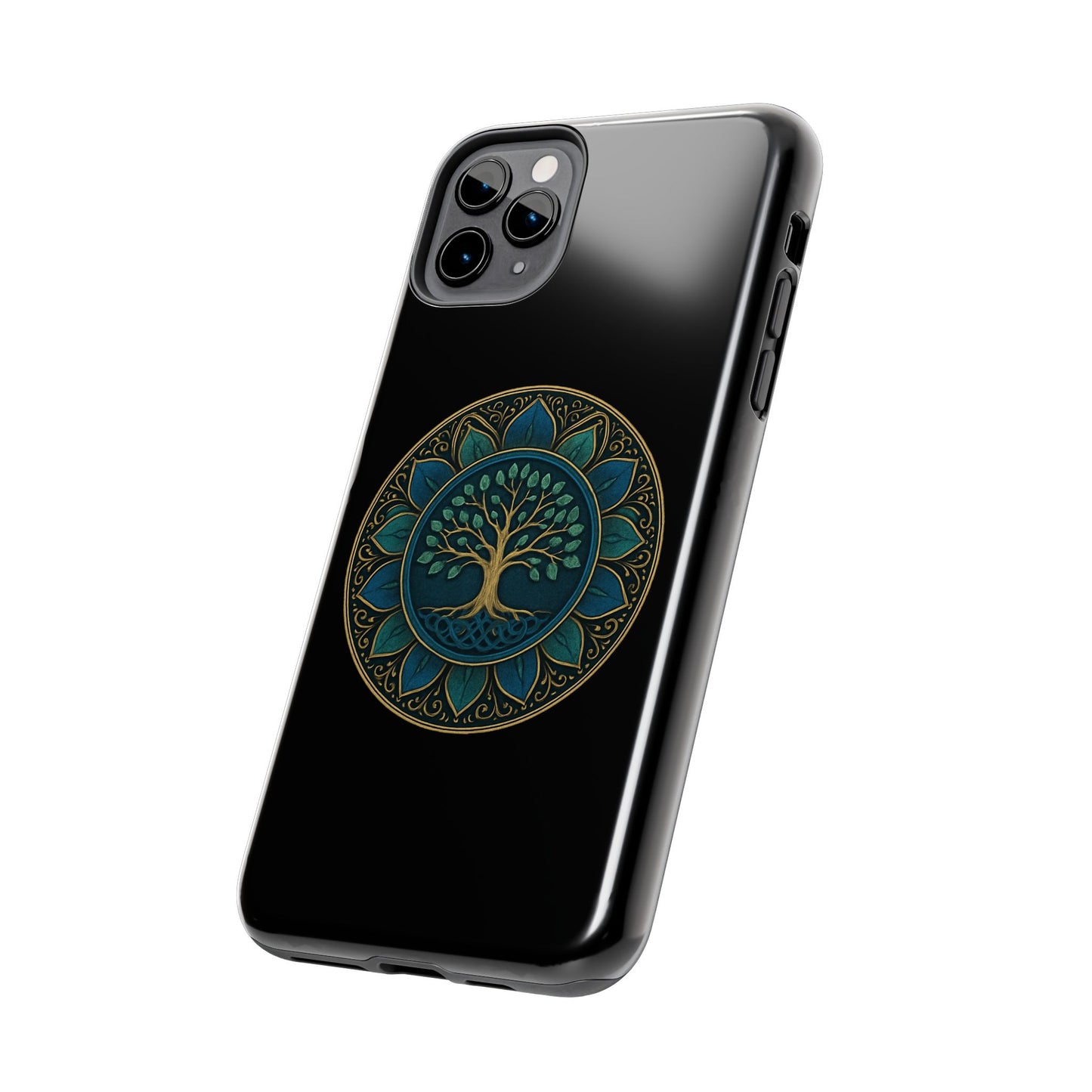 Stylish Tough Phone Cases with Tree of Life Design, Durable Phone Cover, Bohemian Gift, Eco-Friendly Accessory, Unique Case