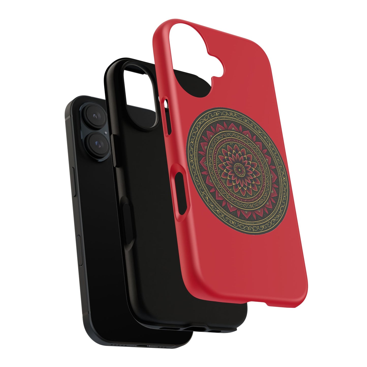 Mandala Tough Phone Cases, Colorful Phone Covers, Boho Style Accessories, Unique Gift for Her, Trendy Smartphone Cases