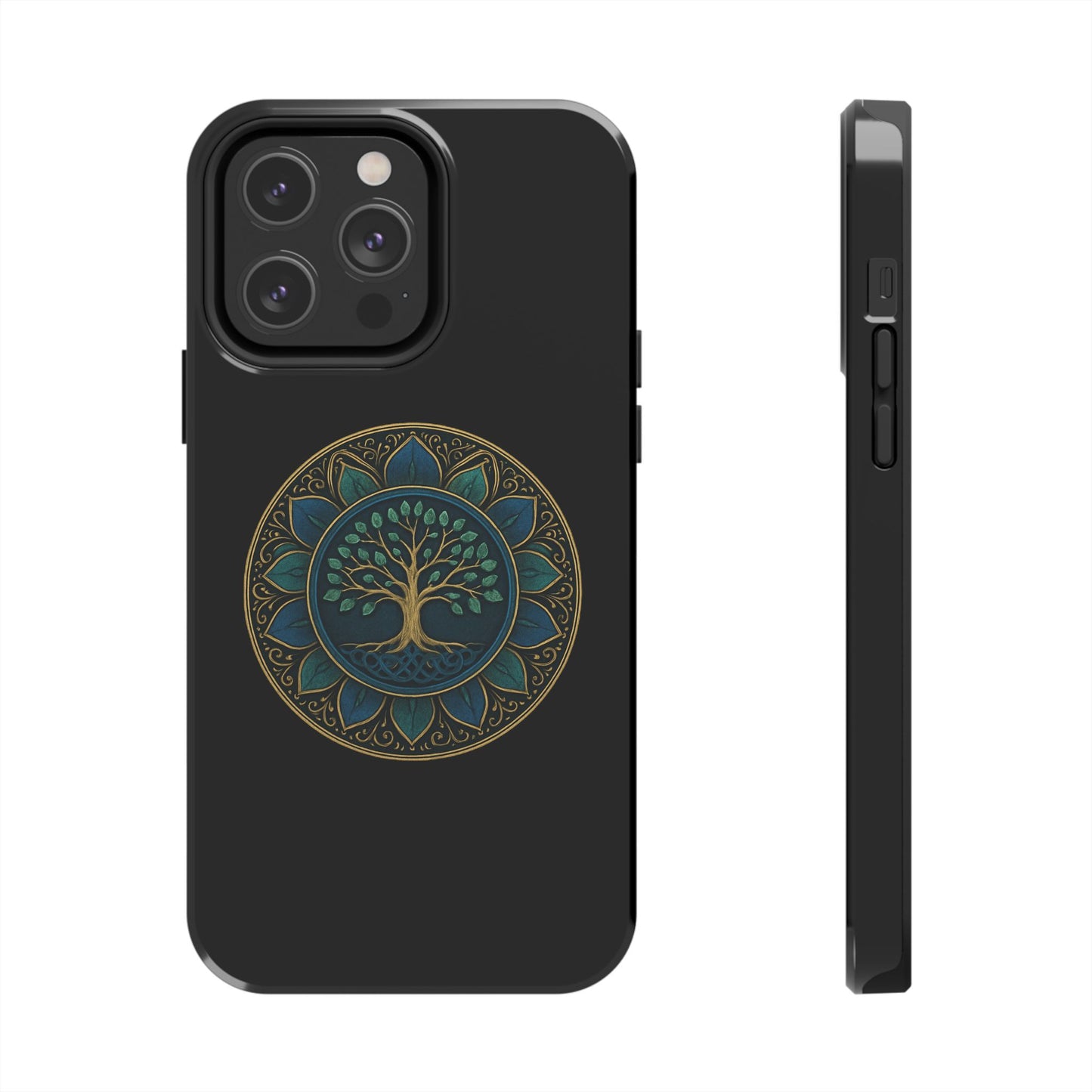 Stylish Tough Phone Cases with Tree of Life Design, Durable Phone Cover, Bohemian Gift, Eco-Friendly Accessory, Unique Case