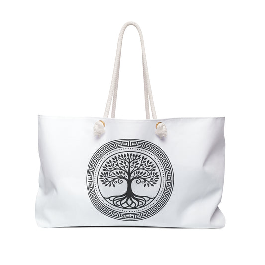 Tree of Life Weekender Bag - Lightweight Travel Tote, Beach Bag, Gym Bag, Duffle, Stylish Carryall, Perfect for Getaways