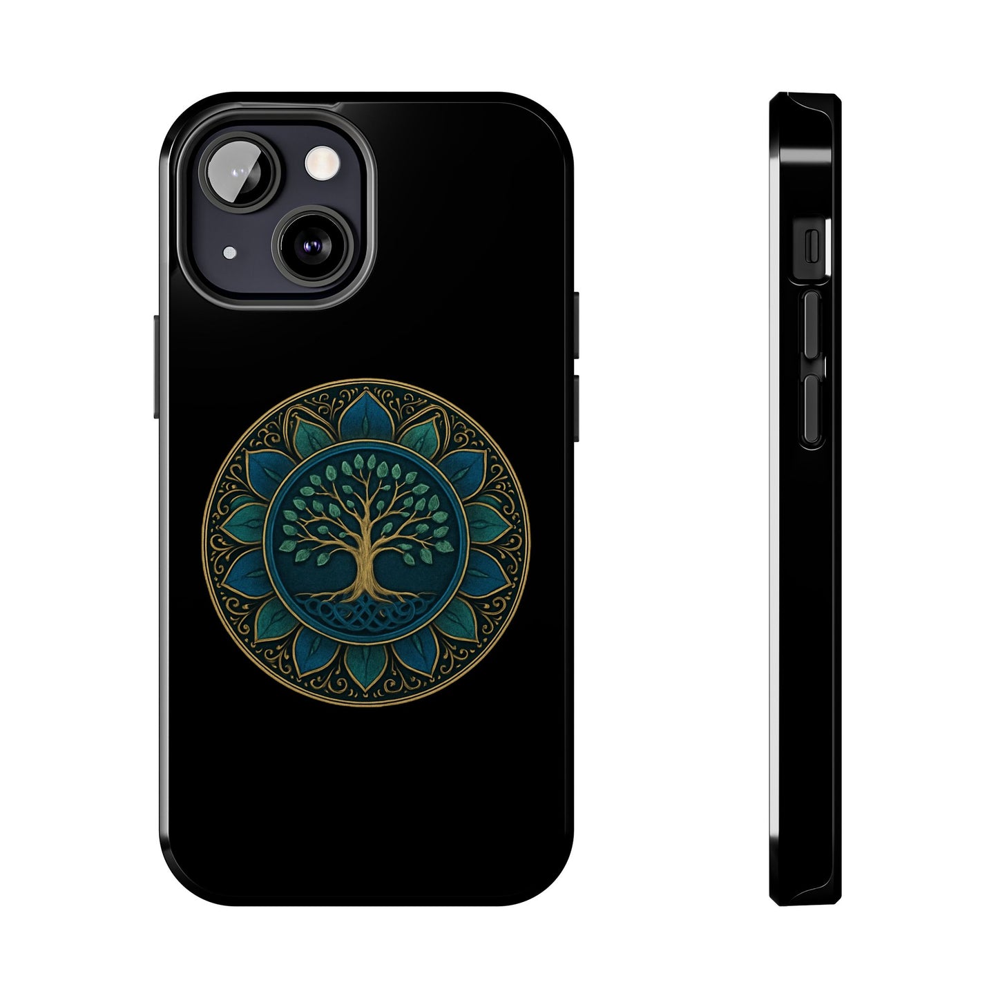 Stylish Tough Phone Cases with Tree of Life Design, Durable Phone Cover, Bohemian Gift, Eco-Friendly Accessory, Unique Case
