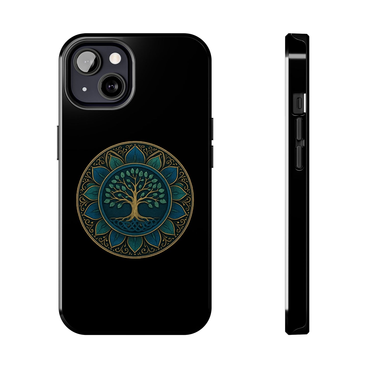 Stylish Tough Phone Cases with Tree of Life Design, Durable Phone Cover, Bohemian Gift, Eco-Friendly Accessory, Unique Case