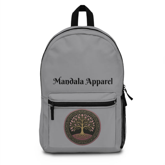 Mandala Apparel Tree of Life Backpack | Eco-Friendly Travel Bag, School Backpack, Gift for Nature Lovers, Unique Design