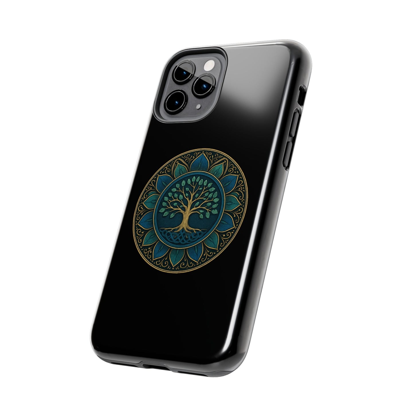 Stylish Tough Phone Cases with Tree of Life Design, Durable Phone Cover, Bohemian Gift, Eco-Friendly Accessory, Unique Case