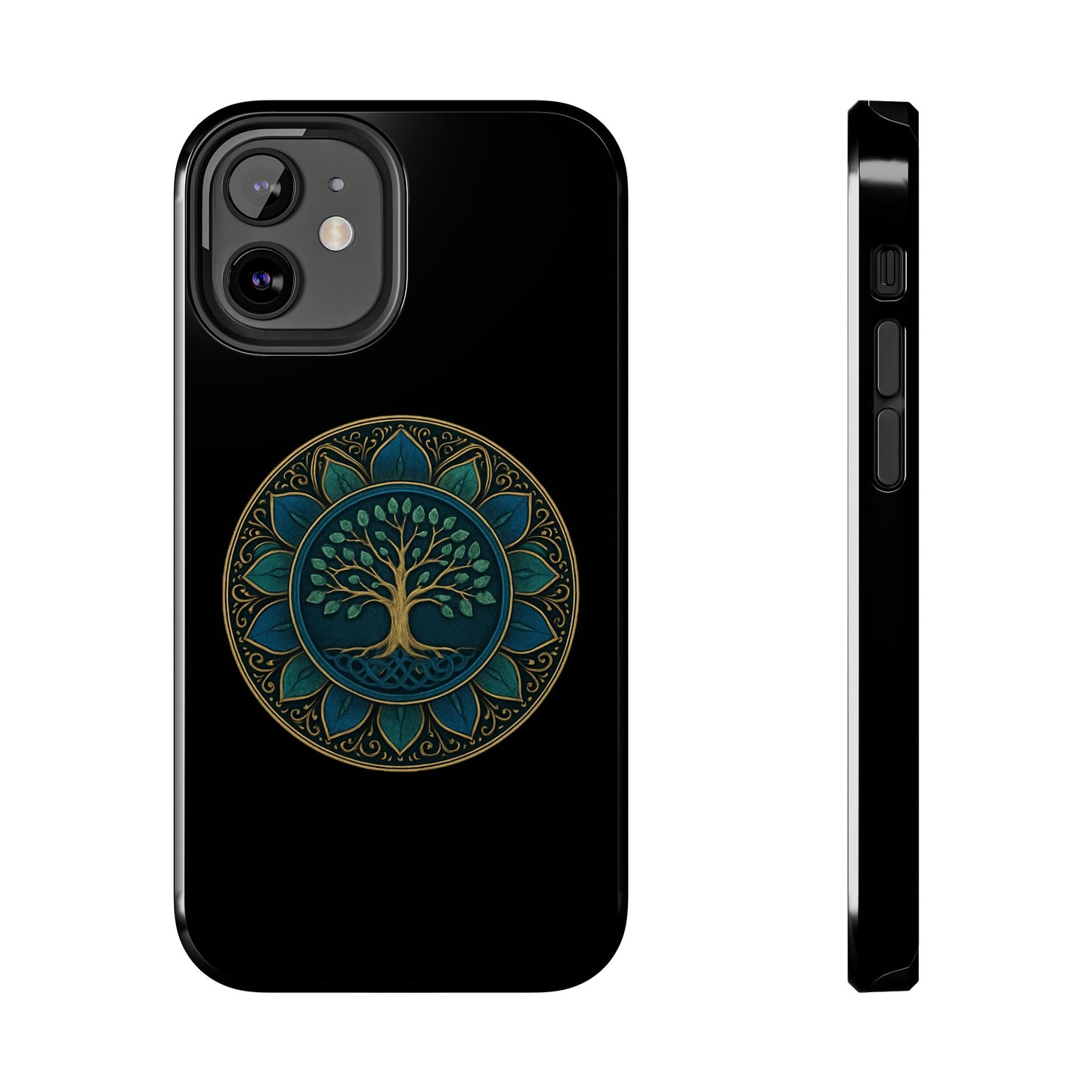 Stylish Tough Phone Cases with Tree of Life Design, Durable Phone Cover, Bohemian Gift, Eco-Friendly Accessory, Unique Case