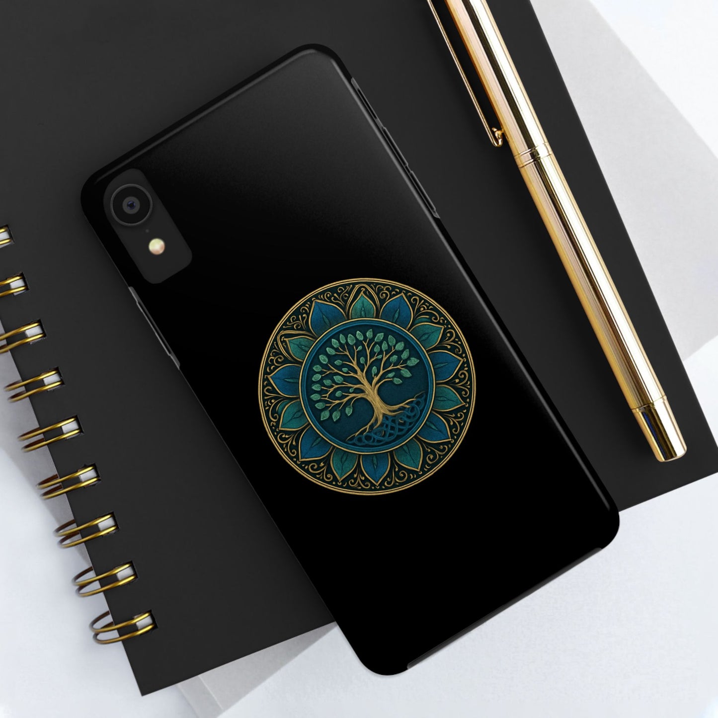 Stylish Tough Phone Cases with Tree of Life Design, Durable Phone Cover, Bohemian Gift, Eco-Friendly Accessory, Unique Case
