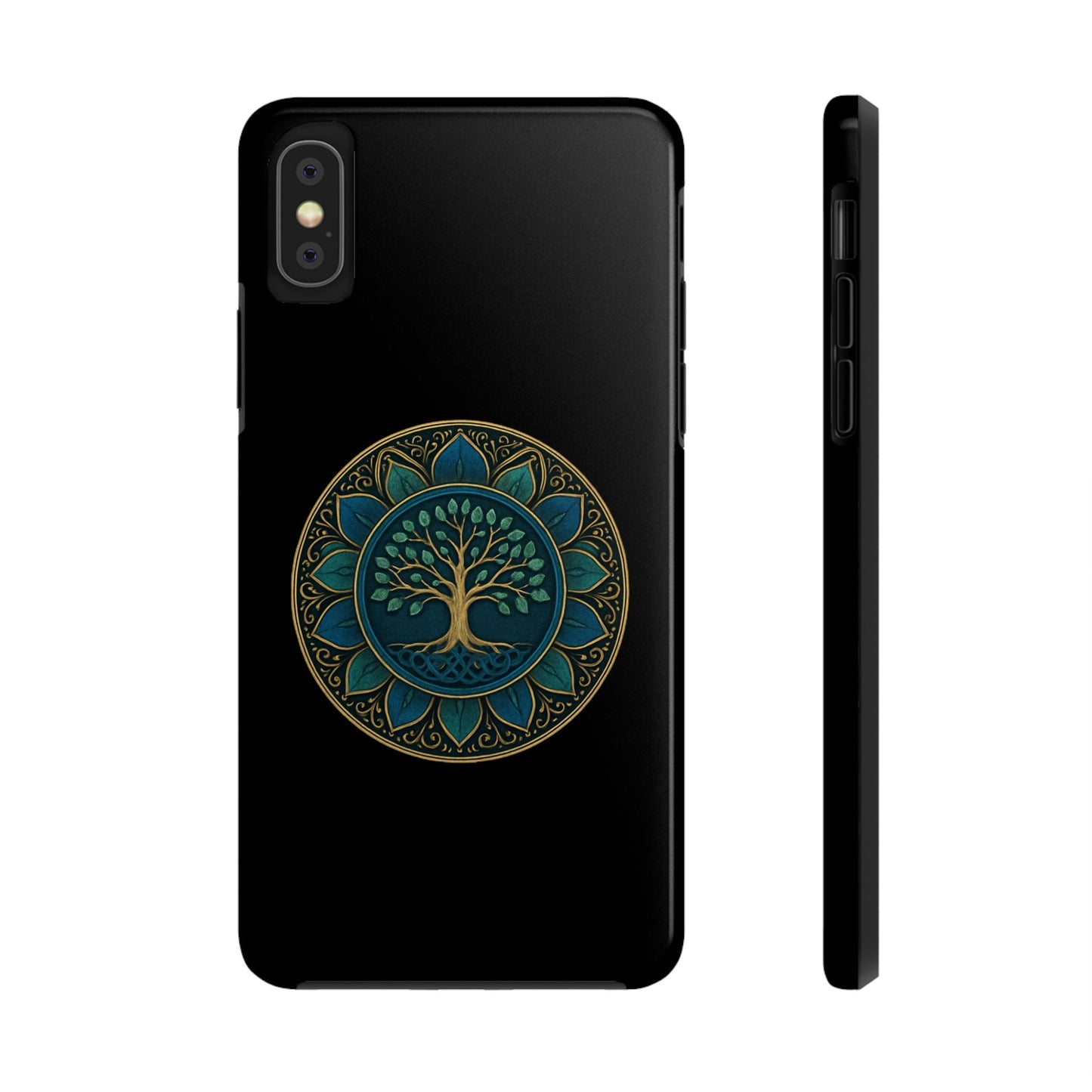 Stylish Tough Phone Cases with Tree of Life Design, Durable Phone Cover, Bohemian Gift, Eco-Friendly Accessory, Unique Case