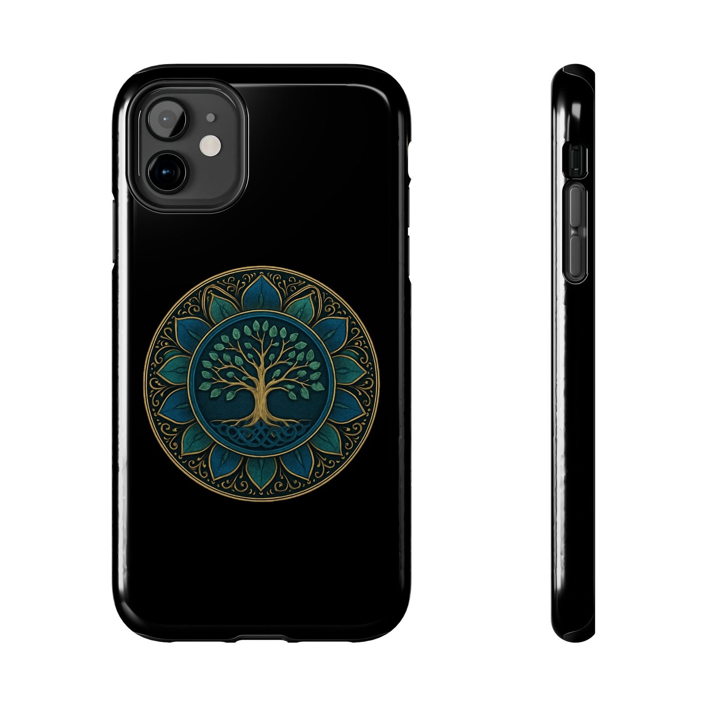 Stylish Tough Phone Cases with Tree of Life Design, Durable Phone Cover, Bohemian Gift, Eco-Friendly Accessory, Unique Case
