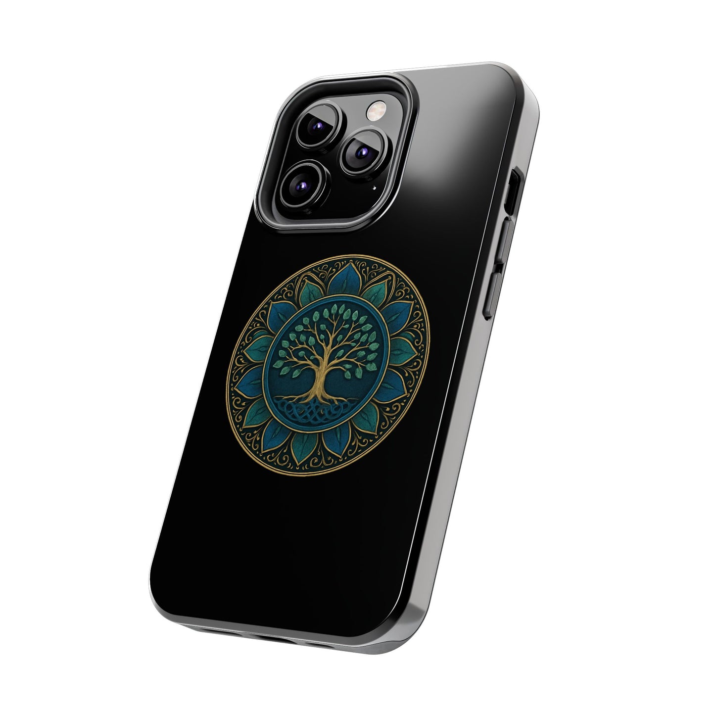 Stylish Tough Phone Cases with Tree of Life Design, Durable Phone Cover, Bohemian Gift, Eco-Friendly Accessory, Unique Case