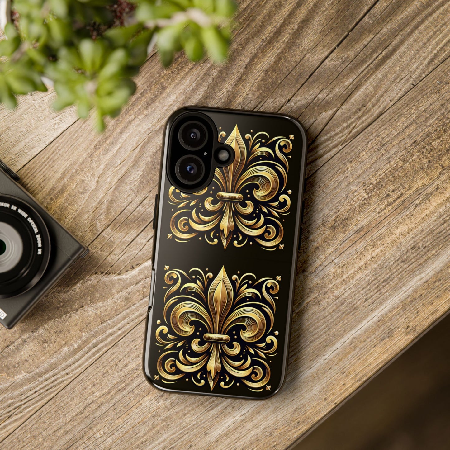 Bold Geometric Phone Case | Tough Cases with Fluer Design Lis Design, Vibrant Red, Phone Accessory for Trendsetters, Durable Case for All [...]