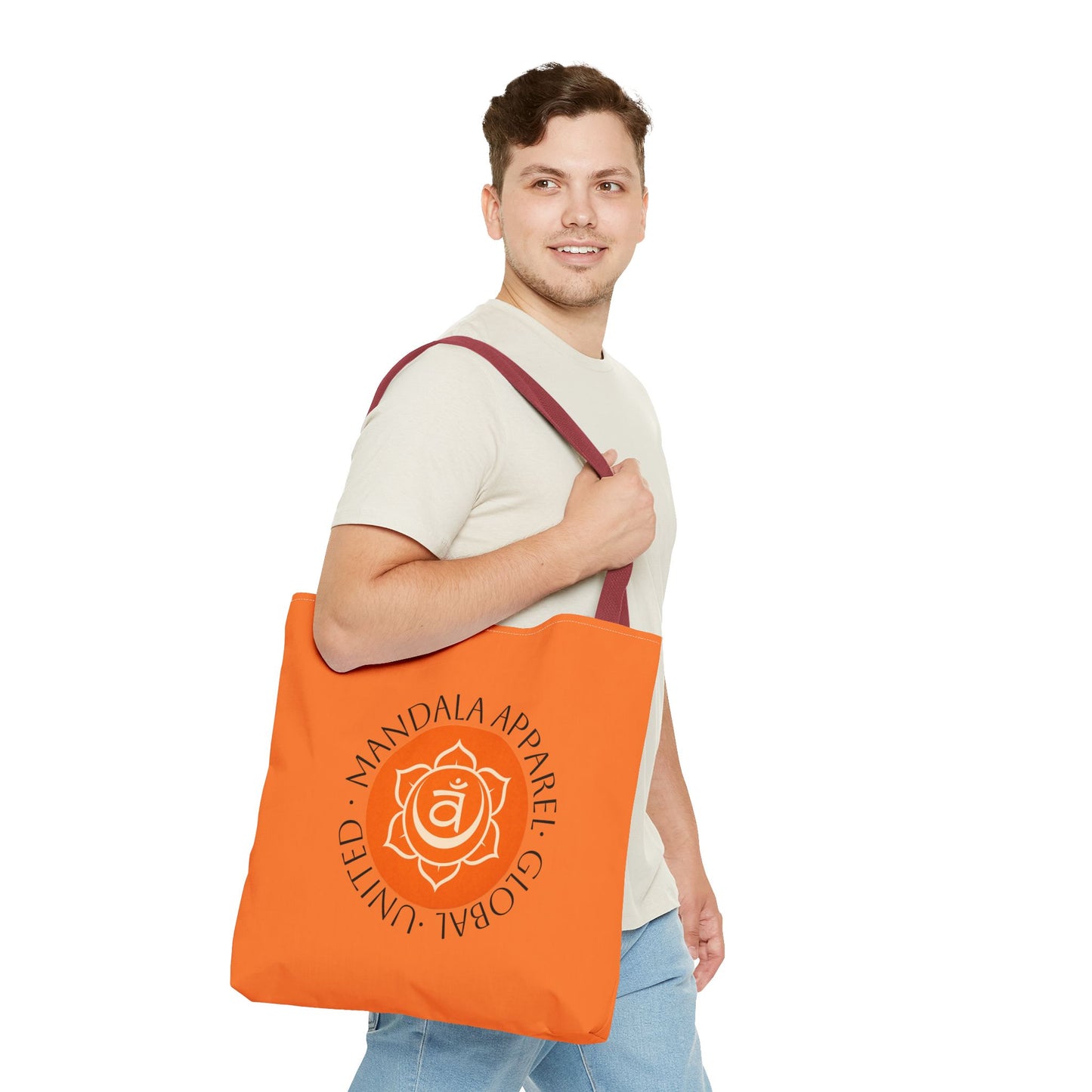 Spiritual Mandala Tote Bag | Eco-Friendly Reusable Shopper | Yoga Gift | Boho Style Bag | Meditation Accessory