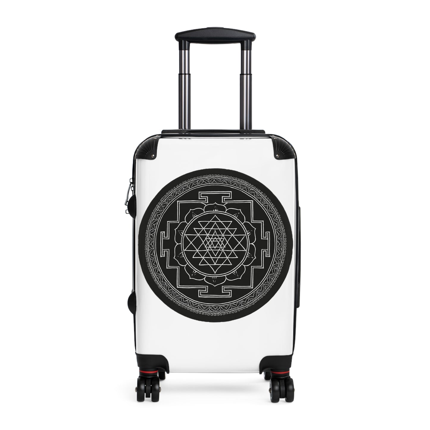 Spiritual Travel Suitcase, Unique Luggage, Meditation Carry-On, Perfect for Retreats, Stylish Travel Accessory
