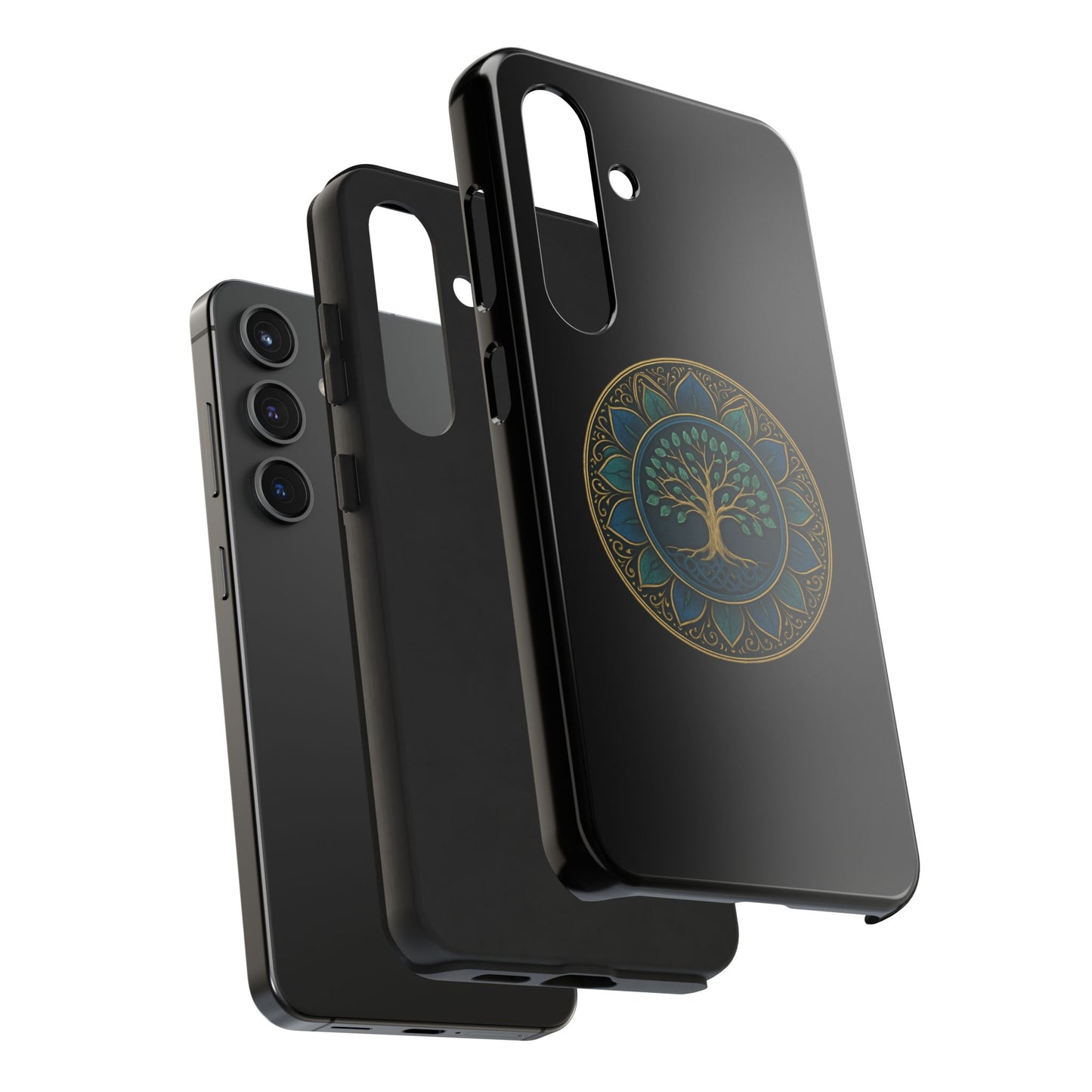 Stylish Tough Phone Cases with Tree of Life Design, Durable Phone Cover, Bohemian Gift, Eco-Friendly Accessory, Unique Case