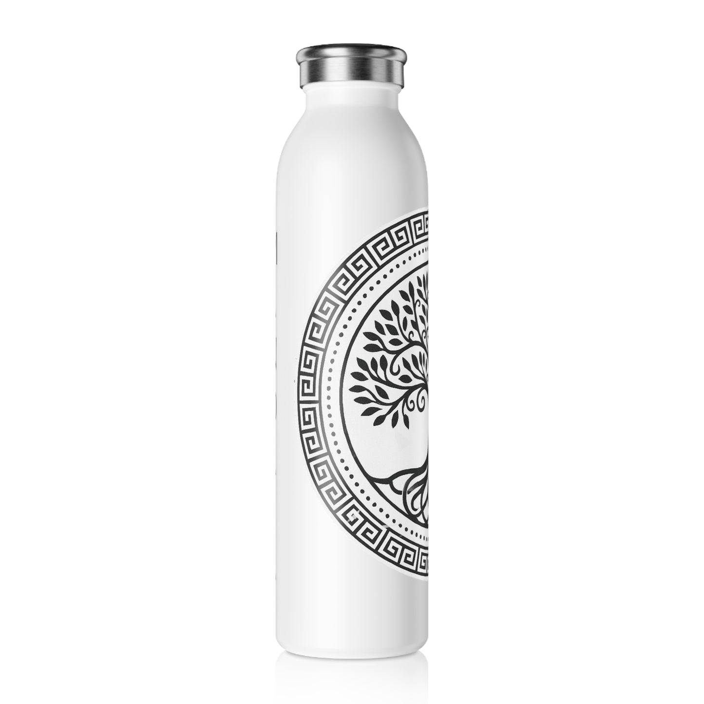 Eco-Friendly Slim Water Bottle with Tree of Life Design, Stylish Reusable Drinkware, Yoga Studio Accessory, Gift for Nature Lovers, [...]