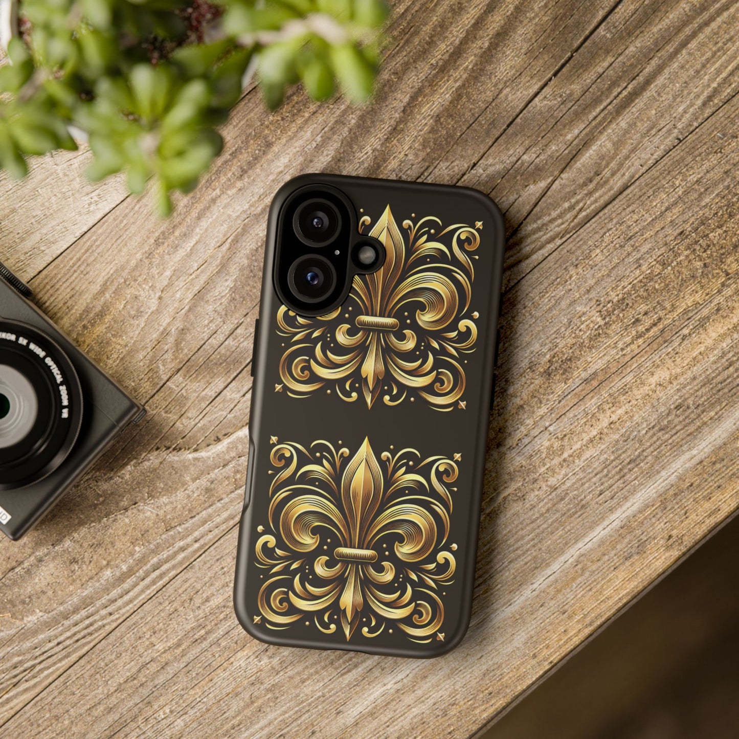 Bold Geometric Phone Case | Tough Cases with Fluer Design Lis Design, Vibrant Red, Phone Accessory for Trendsetters, Durable Case for All [...]