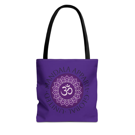 Crown Chakra Tote Bag - Spiritual Eco-Friendly Shopping Bag